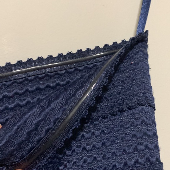 Strapless Dress Color: Navy Blue,Size: Small,Brand: Sans Souci - Picture 3 of 3